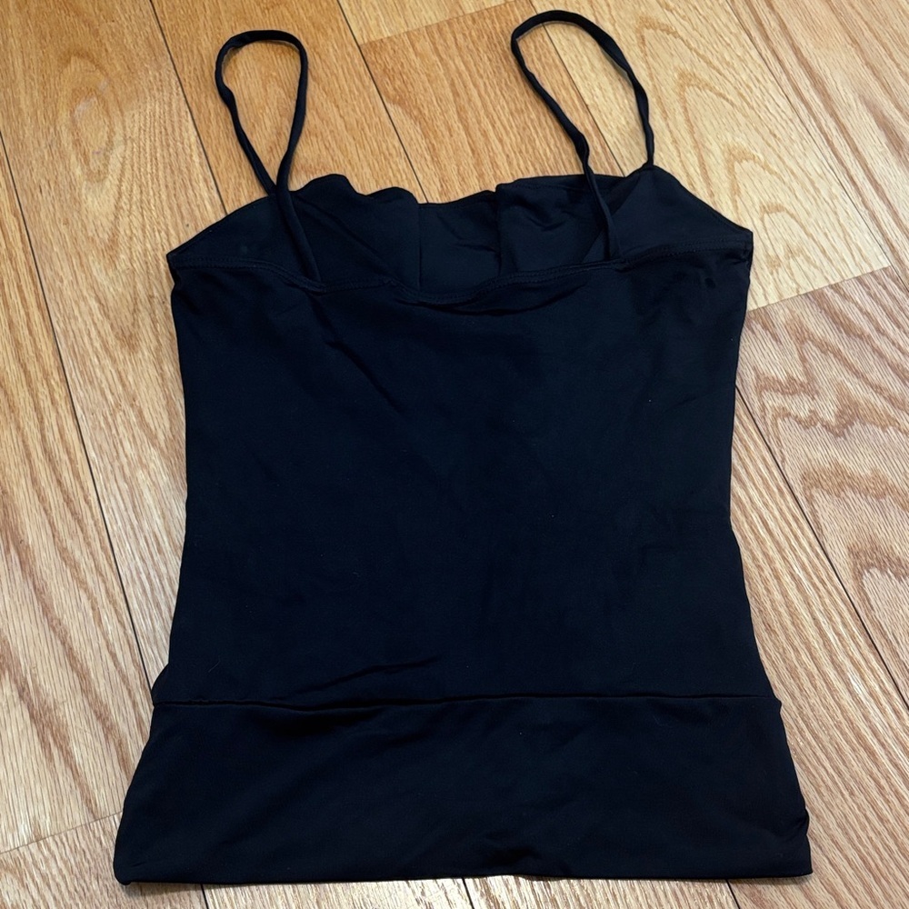 Black Rhinestone-Embellished Spaghetti Strap Top - Picture 7 of 7